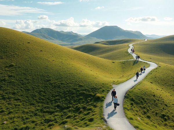 Oameni navigând o tranziție lină și eficientă.